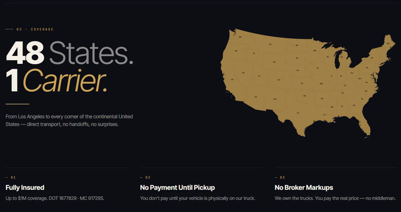 EBROUSA US coverage map